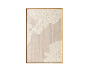 World Views  40" X 60"  Natural Floater Frame