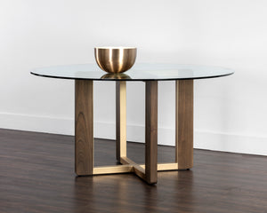 Rejane Dining Table Base  Gold