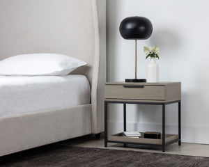 Rebel Nightstand Small  Black