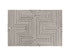 Oslow Handtufted Rug  Beige / Grey  6' X 9'