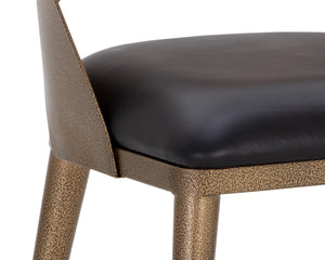 Dezirae Dining Chair  Antique Brass