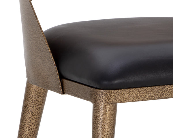 Dezirae Dining Chair  Antique Brass