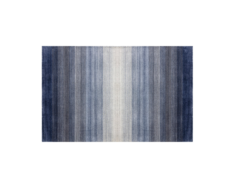 Lagos Handloomed Rug  Blue  5' X 8'
