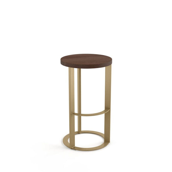 Allegro Non Swivel stool Bar height - wood seat 