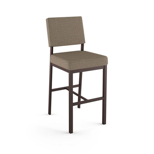 Mathilde Non Swivel stool Bar height - upholstered seat and backrest