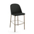 Luongo Non Swivel stool Bar height - upholstered seat and backrest