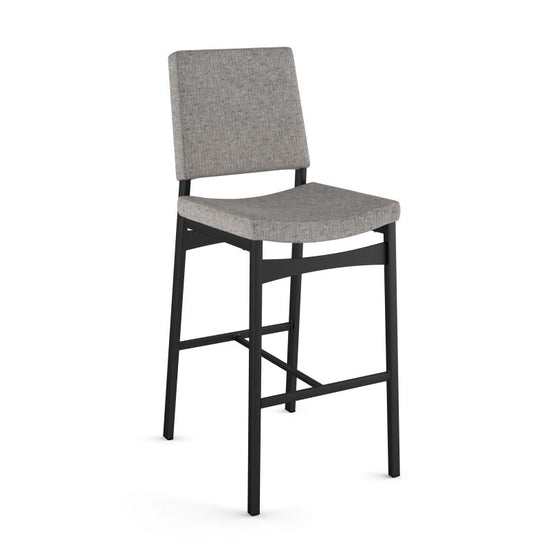 Kendra Non Swivel stool Counter height - upholstered seat and backrest