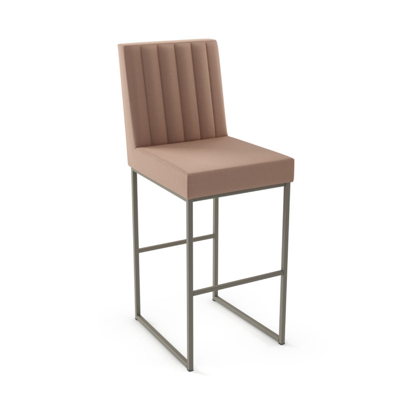 Darcy Non Swivel stool Counter height - upholstered seat and backrest