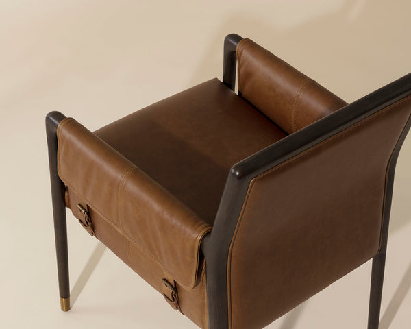 Mauti Dining Armchair  Brown
