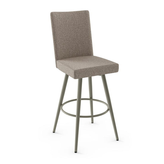 Webber Swivel stool Bar height - upholstered seat and backrest