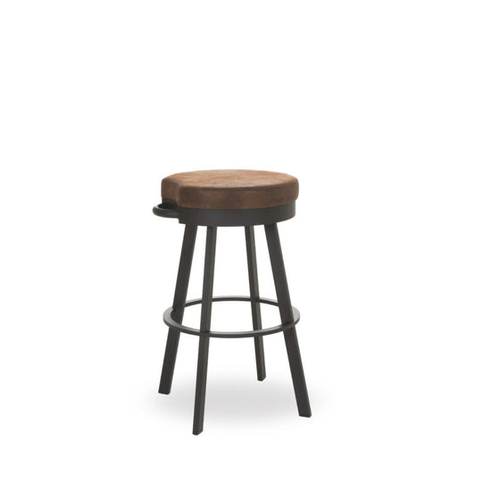 Bryce Swivel stool Bar height - upholstered seat 