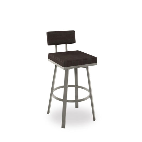 Staten Swivel stool Bar height - upholstered seat and backrest