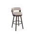 Russell Swivel stool Counter height - upholstered seat and backrest