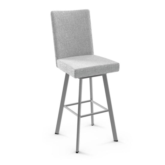 Elmira Swivel stool Counter height - upholstered seat and backrest