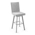 Elmira Swivel stool Counter height - upholstered seat and backrest