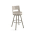 Brockton Swivel stool Bar height - upholstered seat and backrest