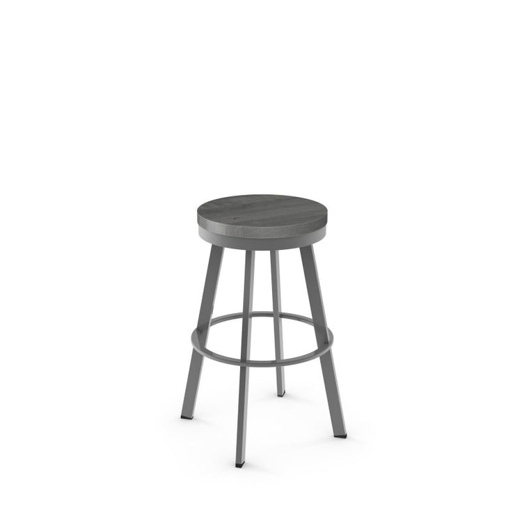 Swice Swivel stool Bar height - wood seat 