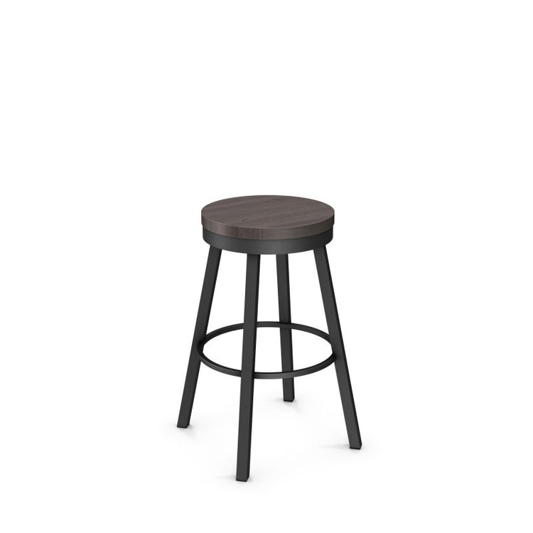 Connor Swivel stool Bar height - wood seat 