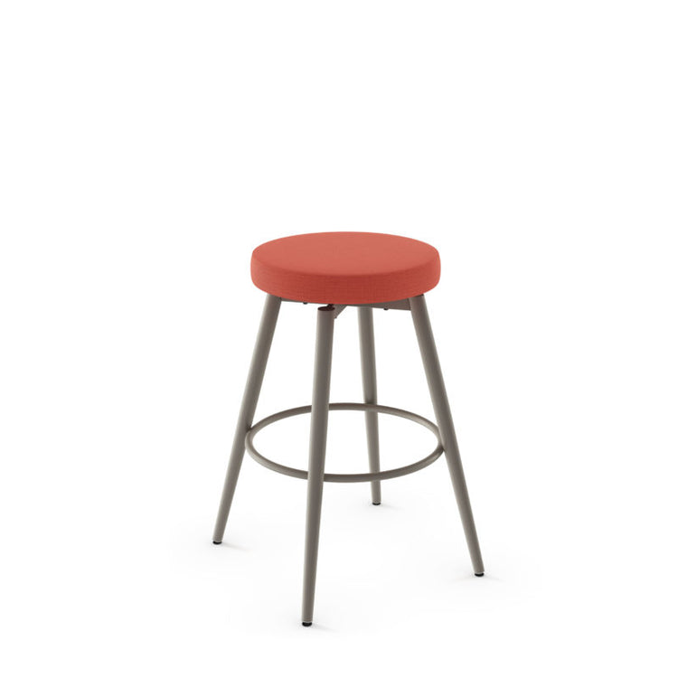 Nox Swivel stool Bar height - upholstered seat 