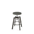 Architect Screw stool - upholstered seat 