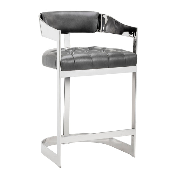 Beaumont Counter Stool  Stainless Steel