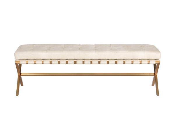 Kenji Bench Small  Gold