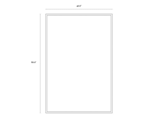 Beautiful Mind  40" X 60"  Black Frame