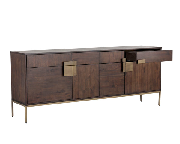 Jade Sideboard  Antique Brass