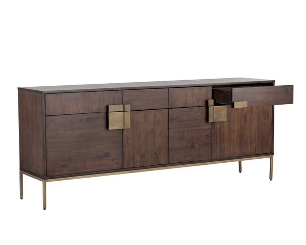 Jade Sideboard  Antique Brass
