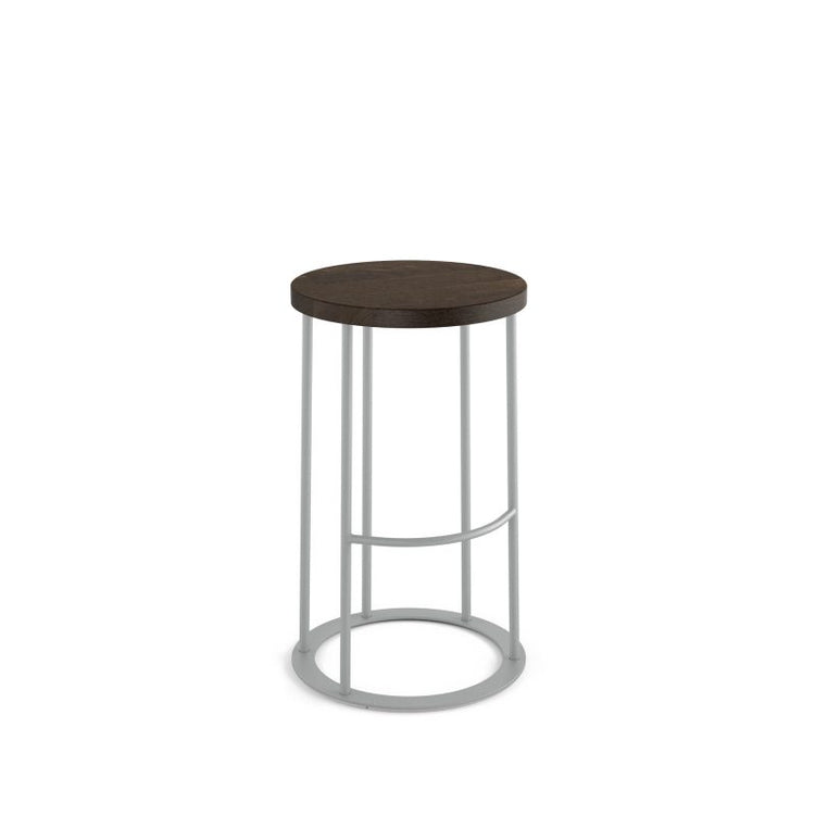 Iris Non Swivel stool Counter height - wood seat 