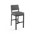 Avery Non Swivel stool Counter height - upholstered seat and backrest