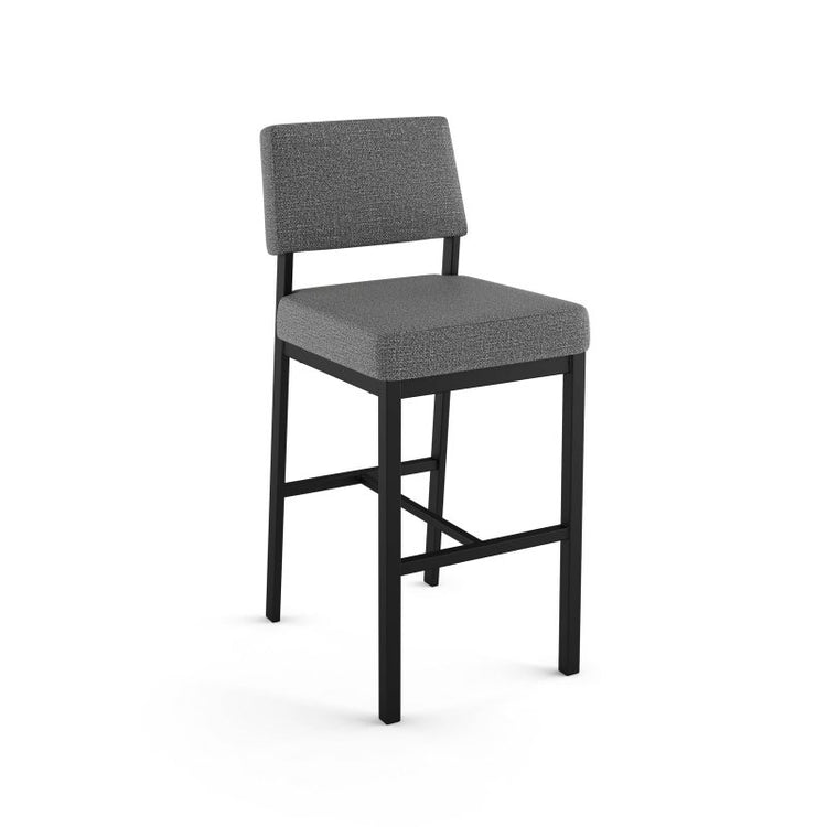 Avery Non Swivel stool Counter height - upholstered seat and backrest