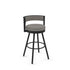 Eller Swivel stool Counter height - upholstered seat and backrest