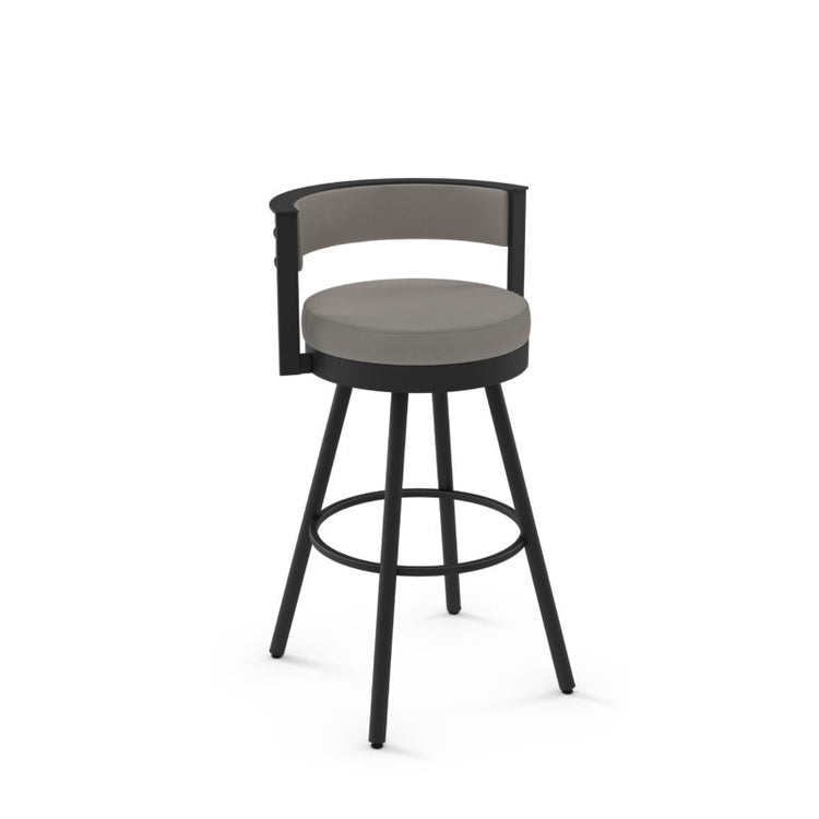 Eller Swivel stool Counter height - upholstered seat and backrest