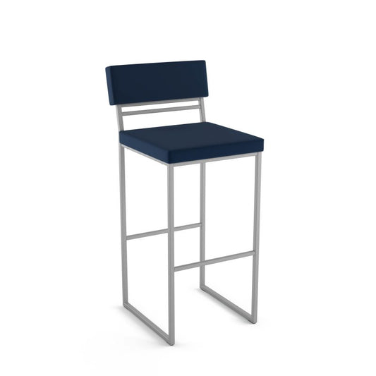 Everly Non Swivel stool Counter height - upholstered seat and backrest