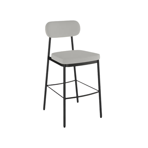 Orly Non Swivel stool Bar height - upholstered seat and backrest