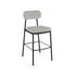 Orly Non Swivel stool Bar height - upholstered seat and backrest