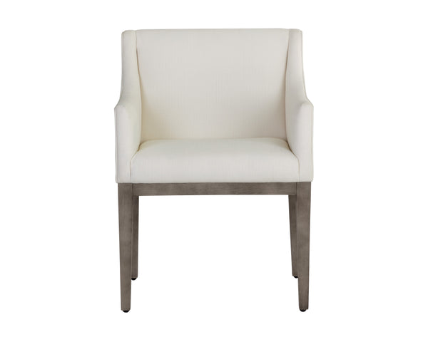 Malik Dining Armchair  Ash Grey