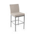 Perry Plus Non Swivel stool Bar height - upholstered seat and backrest