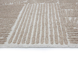 Corinthia Handwoven Rug  Ivory/Beige  9' X 12'