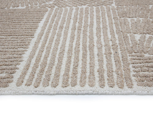 Corinthia Handwoven Rug  Ivory/Beige  9' X 12'