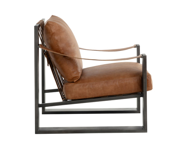 Berke Lounge Chair  Gunmetal
