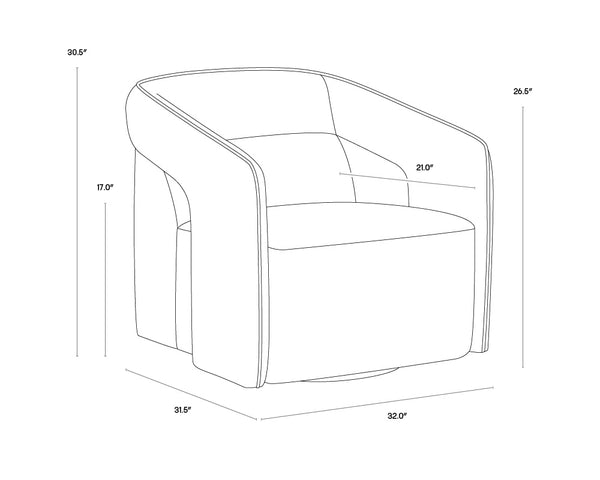 Kendrick Swivel Lounge Chair