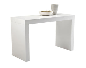 Faro Counter Table High Gloss White