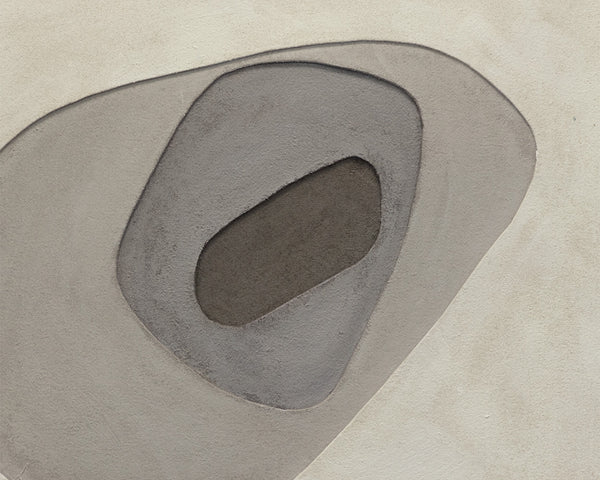 Zen Garden (Set Of 3)  30" X 30"  Black Floater Frame