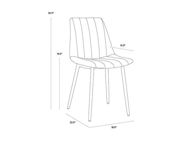 Drew Dining Chair | Set of 2