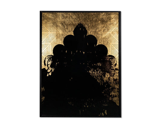 Exotic Nights (Set Of 2)  38" X 48"  Black Frame