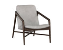 Cinelli Lounge Chair  Distressed Brown