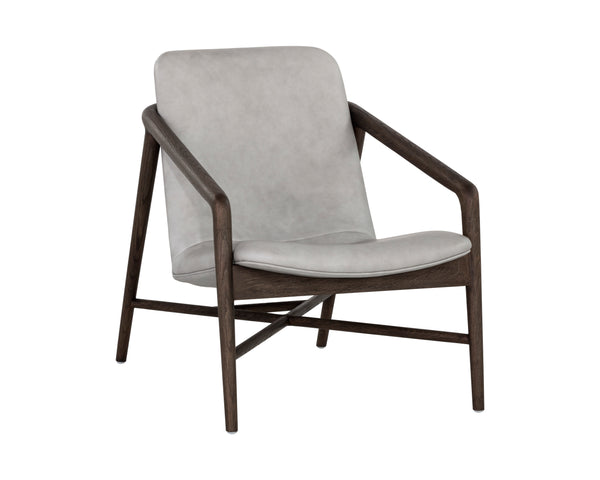Cinelli Lounge Chair  Distressed Brown