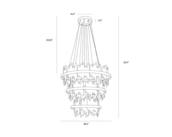 Icarus Chandelier Small